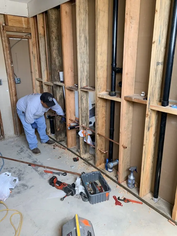 Commercial rough-in plumbing for Water Heater Replacement in Nashville